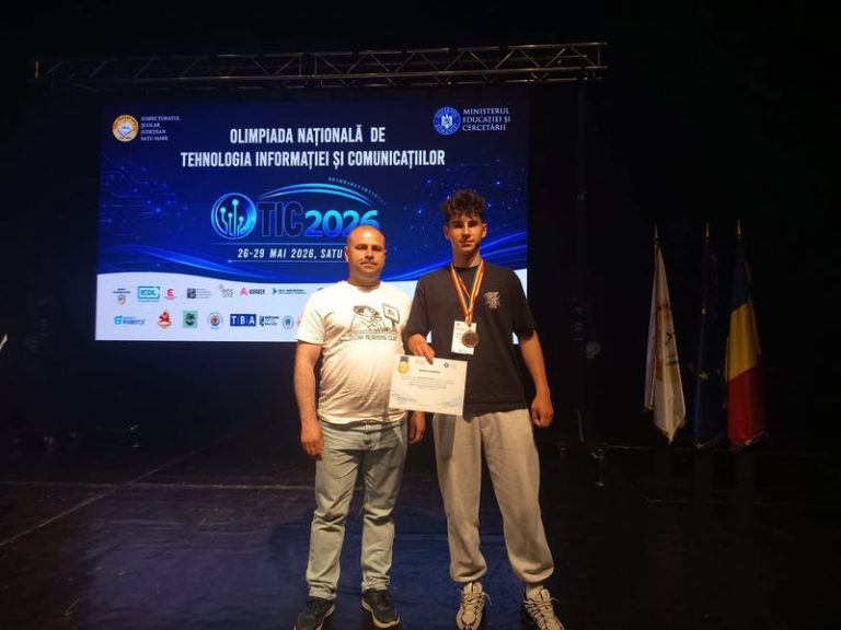 Medalie de bronz pentru un elev din Borca la Olimpiada Națională de Tehnologia Informației WhatsApp Image 2026 06 10 at 10.29.24