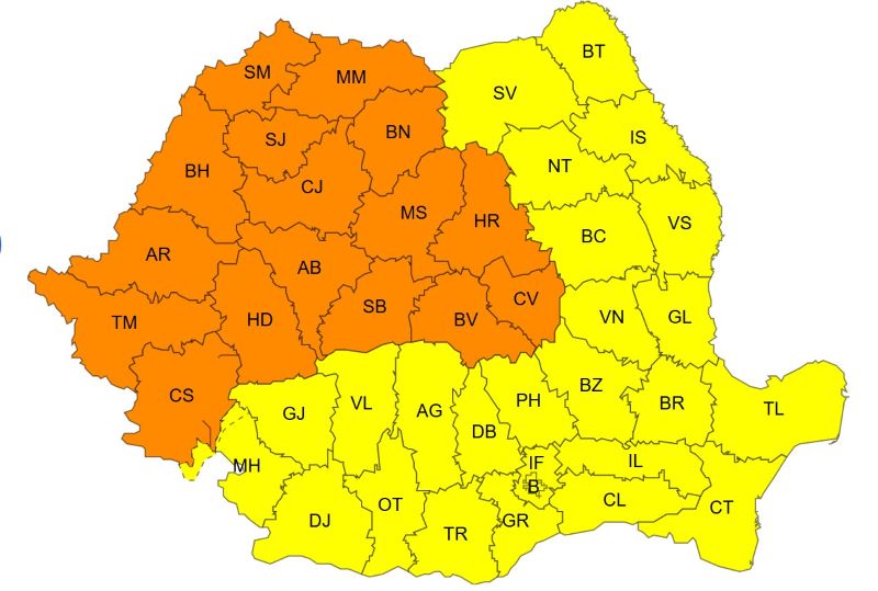 Cupola de foc, avertizări colorate de caniculă. Jumătate de țară va fi sub avertizare cod roșu 1 WhatsApp Image 2026 06 27 at 09.46.01