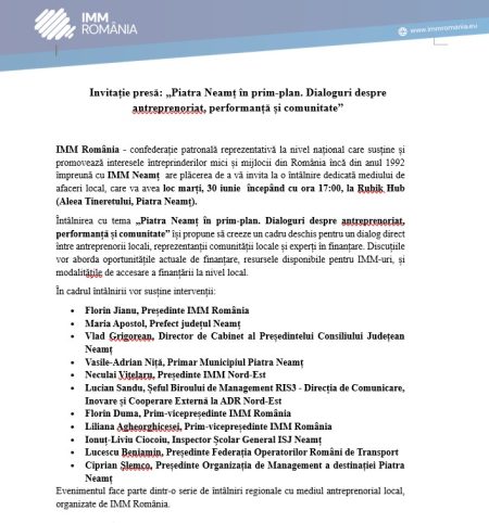 IMM România. Între comunicarea în dorul lelii și formalismul cu gir oficial WhatsApp Image 2026 06 30 at 08.36.28