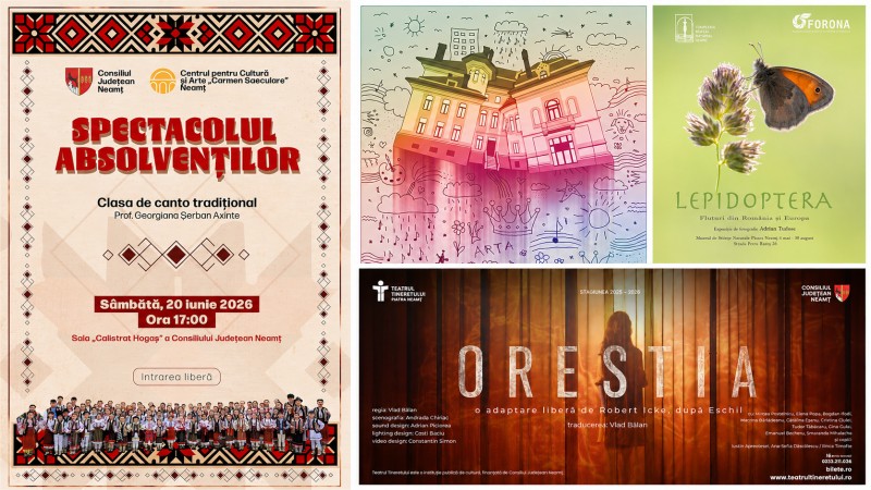 Unde mergem în Piatra-Neamț în weekend. Concerte, teatru, film și expoziții