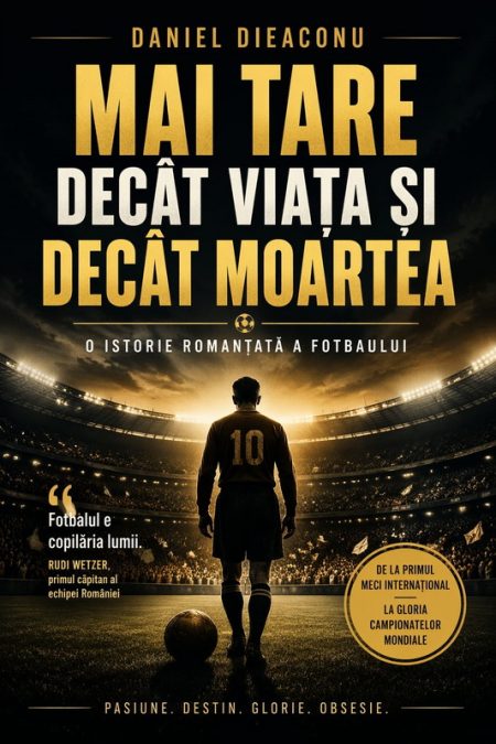 Fotbalul, între pasiune și istorie: Daniel Dieaconu, lansare la Bookfest / un proiect născut în „Mesagerul de Neamț” ajunge la cel mai mare târg de carte din România dieaconu carte