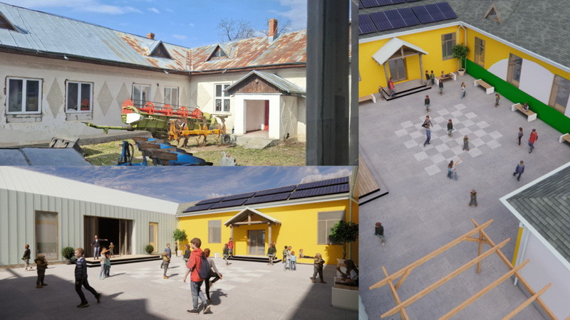 DRAGOMIREȘTI Motorul dezvoltării: investițiile în educație și tinerele familii! 7 dragomiresti scoala hlapesti resize