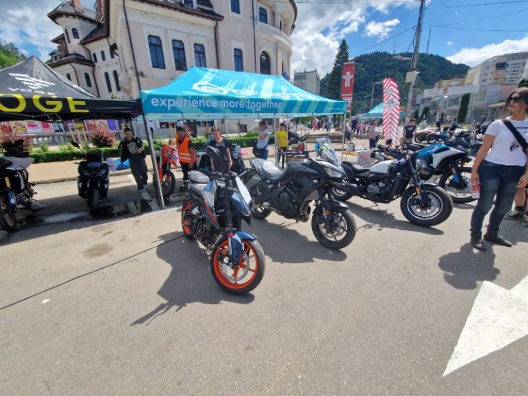 Piatra-Neamț. Campania “Alege viața” -motorizate de top, salvatori ISU, polițiști, mobilizare și spectacol în aer liber moto 8