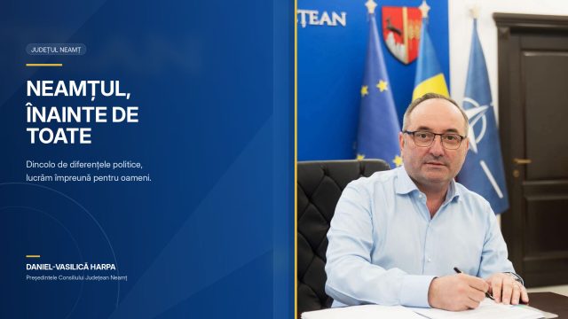 Daniel Harpa face apel la colaborare în județ: „Neamțul, înainte de toate” neamt inainte de toate scaled 1