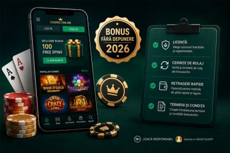 Cazinourile online și bonusurile fără depunere 2026 – cum le alegi și ce merită analizat înainte să joci pacanica