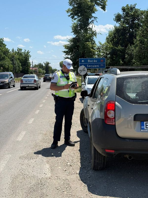 Atenție șoferi! Controale în trafic pe Drumul Național 15 în județele Neamț și Bacău