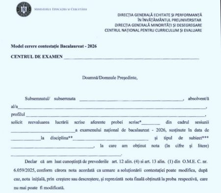 Bacalaureat 2026. Primele rezultate se afișează marți, 7 iulie. Model cerere vizualizare și contestație bac contest