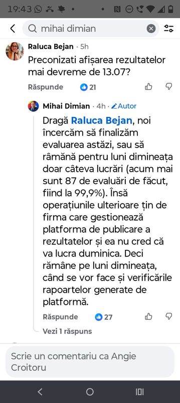 România educată. După ce i-a fiert pe părinți la foc mic, Ministrul Educației anunță: "Tot luni la ora 10, rezultatele finale la Bacalaureat!" 2 postare ministru