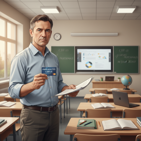 Profesorii ar putea folosi prima de carieră didactică și în anul școlar următor prima didactica