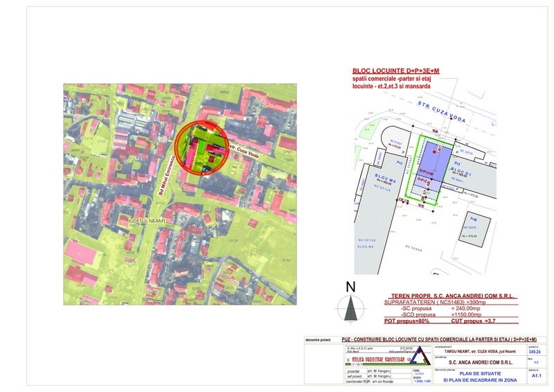 tg bloc 7 resize - Controverse în jurul unui proiect imobiliar din Târgu-Neamț / Locatarii contestă construcția unui bloc