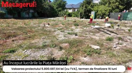 Piata Maratei 5 - Piatra Neamț. 16 luni și 5.8 milioane de lei pentru construirea noii piețe din Mărăței