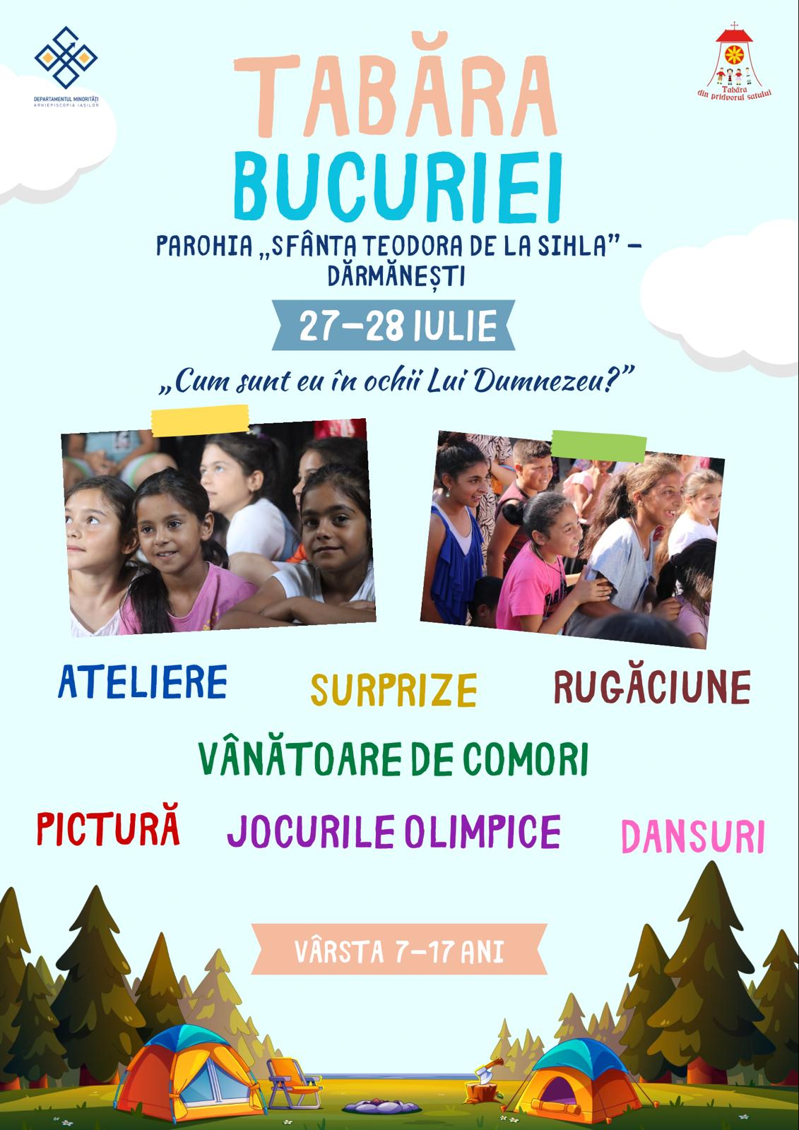 FOTO. Prima ediție a „Taberei Bucuriei”, la Dărmănești: două zile de rugăciune, jocuri și ateliere pentru copii 2 WhatsApp Image 2026 08 01 at 13.40.33 1