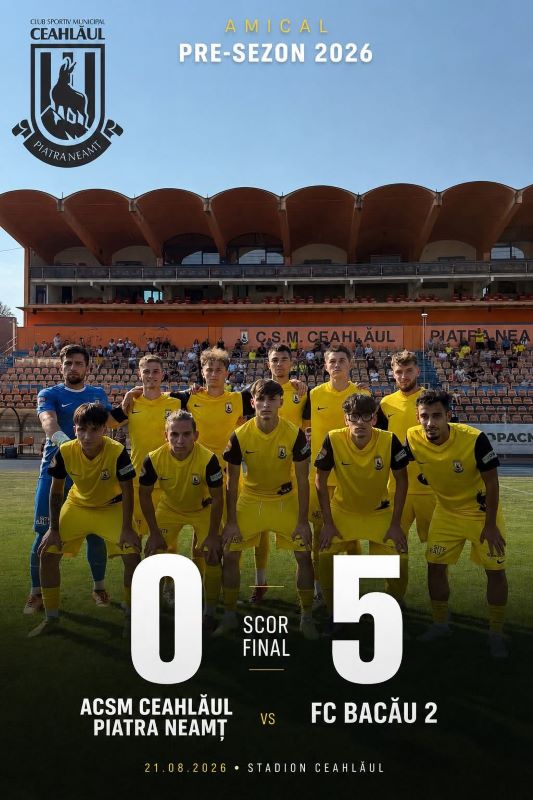 WhatsApp Image 2026 08 24 at 17.45.28 - Cam grav la CSM Ceahlăul: nu are antrenor, iar campionatul stă să înceapă. Trei jucători experimentați au plecat