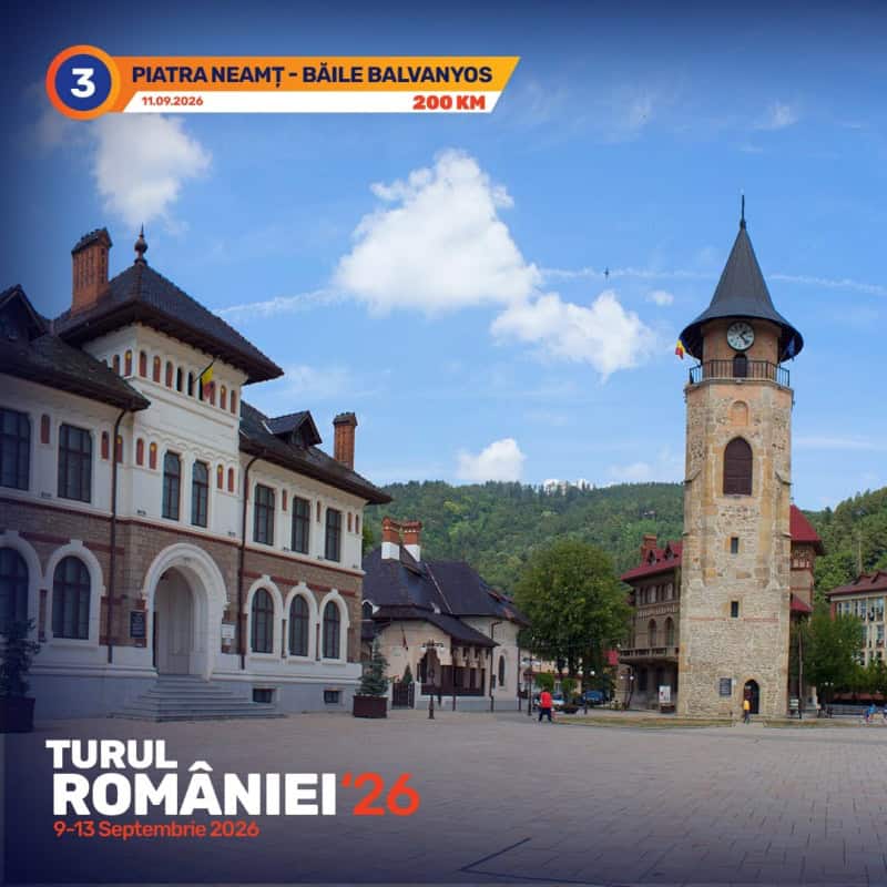 Piatra-Neamț se pregătește să primească Turul României 2026: două zile de ciclism și spectacol în inima orașului