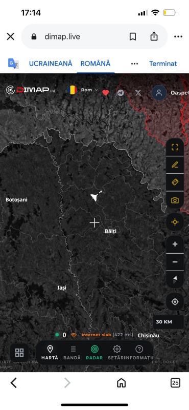 RO-Alert în Neamț: Posibilitatea căderii unor obiecte din spațiul aerian, avertizare transmisă populației