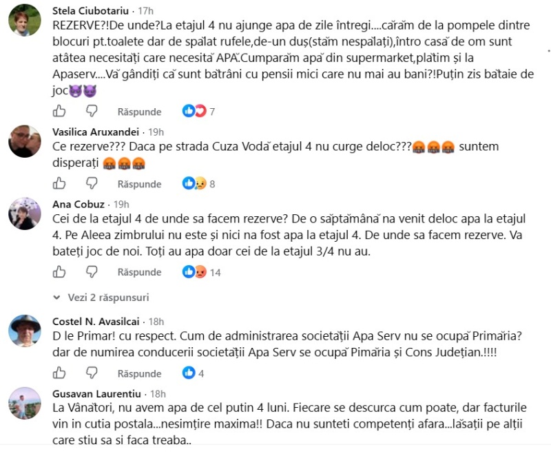 Mesaj de război la Târgu-Neamț: „Faceți rezerve”, spune primarul. Omenii întreabă furioși: „De unde, dacă nu avem apă?”