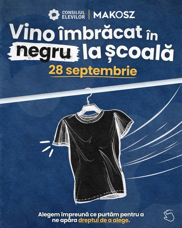 Reportaj video-foto. Protestul uniformelor negre! Doliul și doleanțele elevilor: “Educația nu se repară la croitorie!" 3 Reportaj video-foto. Protestul uniformelor negre! Doliul și doleanțele elevilor: “Educația nu se repară la croitorie!"
