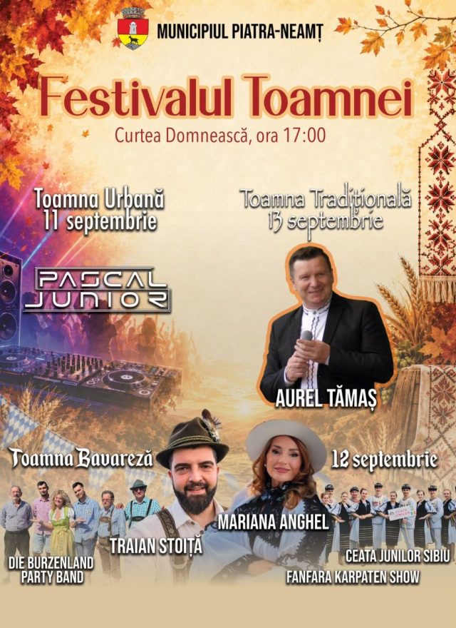 Festivalul Toamnei revine la Curtea Domnească
