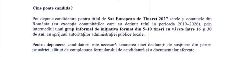 Neamț. O echipă de studenți din comuna Grințieș s-a calificat pentru titlul de „Sat European de Tineret 2027” 3 Tineri din Grințieș pentru titlul Sat European de Tineret 2027.