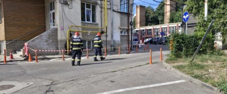 ACTUALIZARE Intervenție ISU la SJU Piatra Neamț – miros de gaz în zona Pavilionului Interne