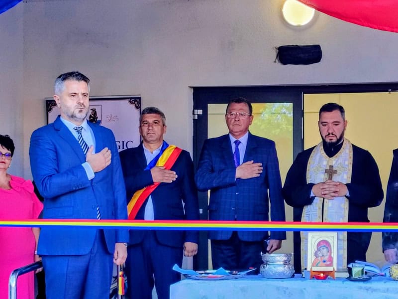 Inaugurarea Liceului Tehnologic Petricani în prima zi de școală