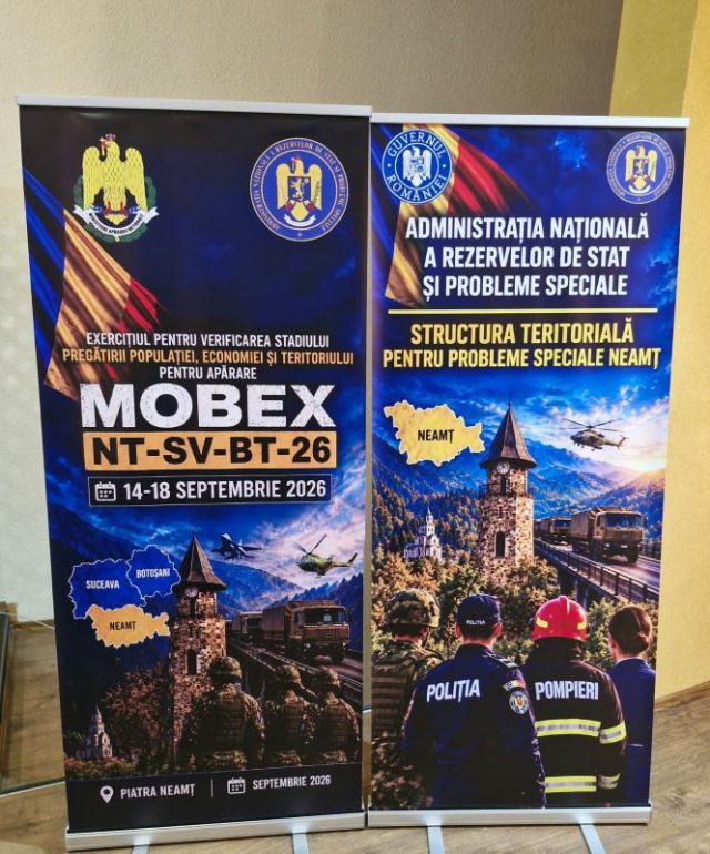 Exercițiul MOBEX NT-SV-BT-26, în defășurare : explicații oficiale și tragere la Gârleni Imagine de la exercițiul MOBEX 26 în Neamț, Suceava și Botoșani, cu polițiști și pompieri.