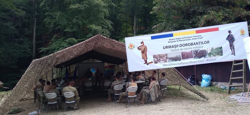 Tabăra Militară de Istorie ”Urmașii Dorobanților”, altfel de lecții predate tinerilor soldați