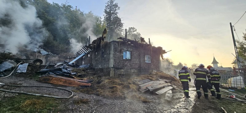 Blestem sau neglijență cu repetiție? Un nou incendiu la Mănăstirea Bisericani!