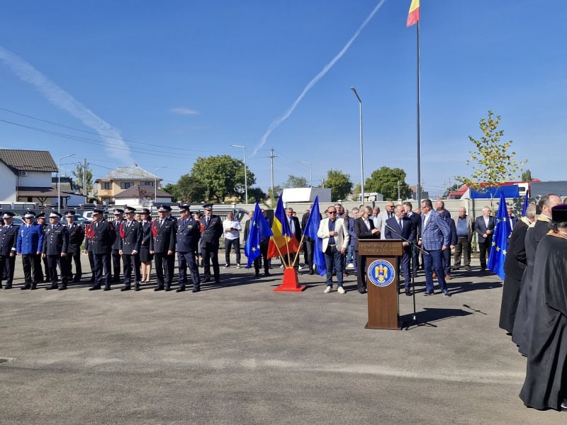 VIDEO-FOTO. Noul sediu al Detașamentului de pompieri Târgu-Neamț, inaugurat