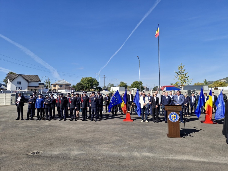 VIDEO-FOTO. Noul sediu al Detașamentului de pompieri Târgu-Neamț, inaugurat