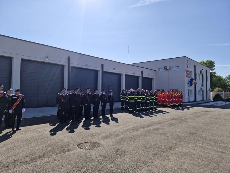 VIDEO-FOTO. Noul sediu al Detașamentului de pompieri Târgu-Neamț, inaugurat