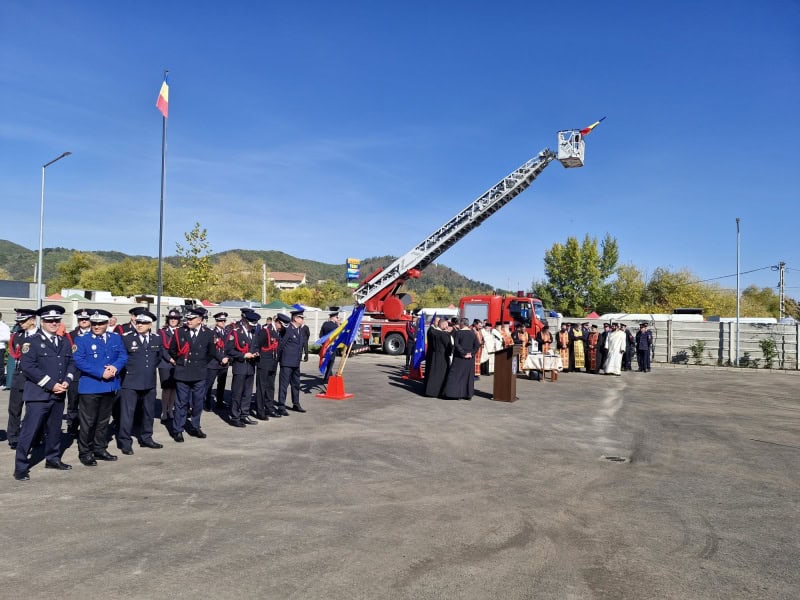VIDEO-FOTO. Noul sediu al Detașamentului de pompieri Târgu-Neamț, inaugurat
