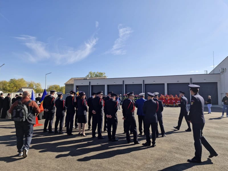 VIDEO-FOTO. Noul sediu al Detașamentului de pompieri Târgu-Neamț, inaugurat