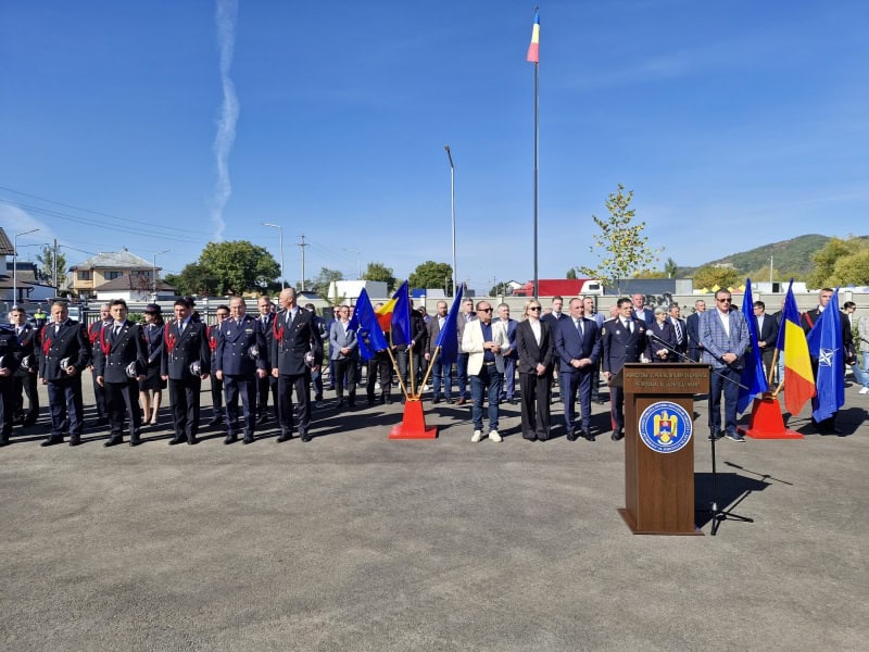 VIDEO-FOTO. Noul sediu al Detașamentului de pompieri Târgu-Neamț, inaugurat