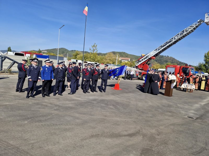 VIDEO-FOTO. Noul sediu al Detașamentului de pompieri Târgu-Neamț, inaugurat