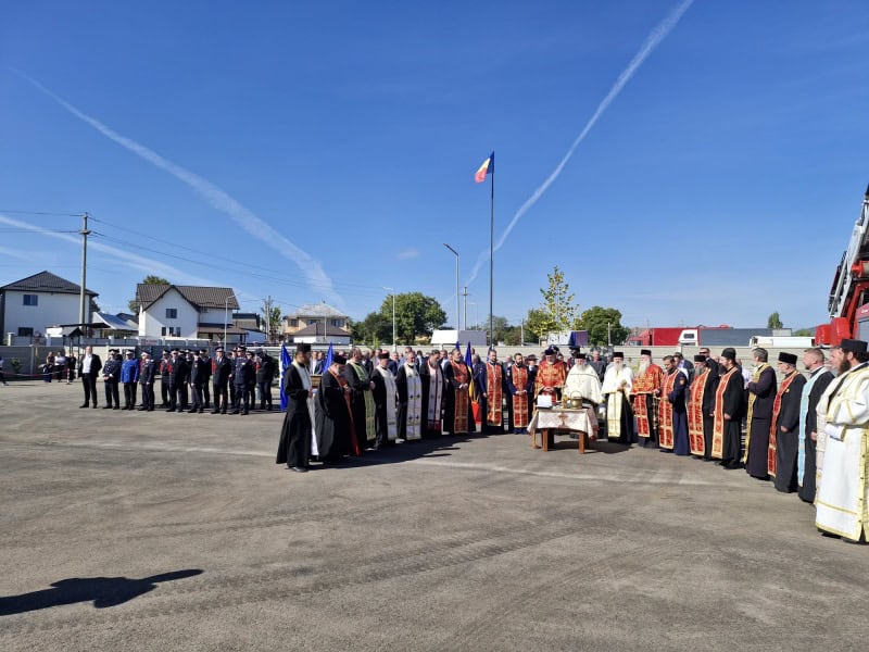 VIDEO-FOTO. Noul sediu al Detașamentului de pompieri Târgu-Neamț, inaugurat