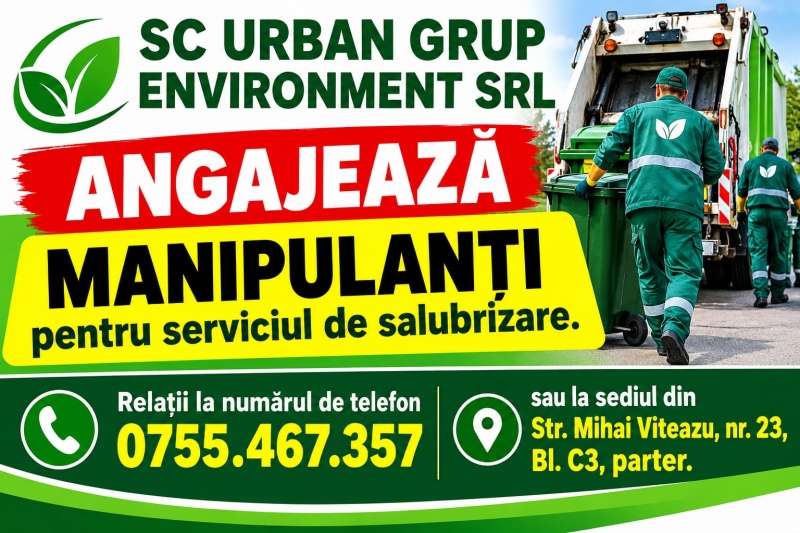 Anunț angajare Urban Group