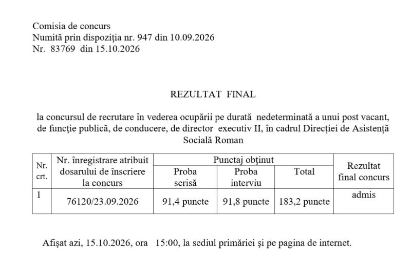 DSP Neamț va avea alt director – Liviu Dan Crețu a trecut concursul pentru conducerea DAS Roman 2 DSP Neamț va avea alt director – Liviu Dan Crețu a trecut concursul pentru conducerea DAS Roman