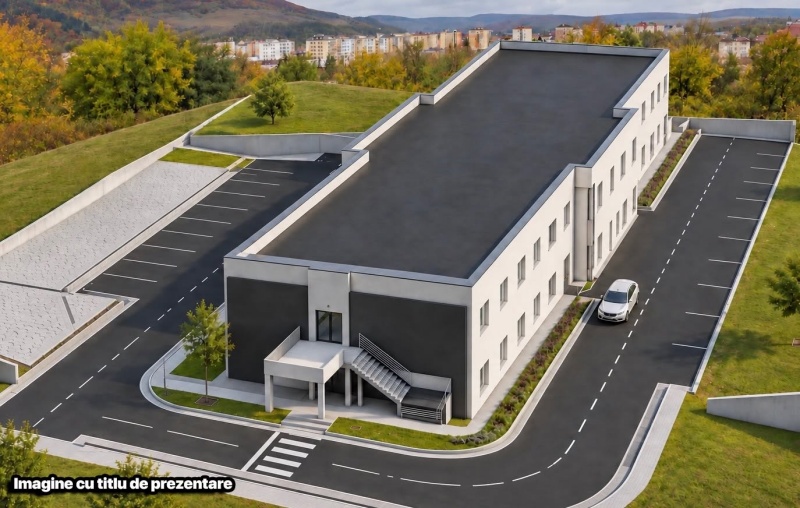 FOTO. Spitalul de paliație din Piatra-Neamț, investiție de 4,6 milioane de euro. Au debutat lucrările la noul centru medical 3 Noul centru medical în construcție la Piatra-Neamț, șantier modern cu parcări în jur.