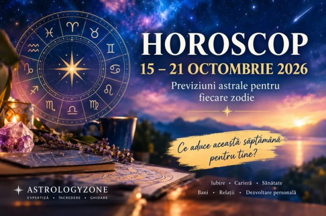 Horoscop 15-21 octombrie Horoscop 15-21 octombrie