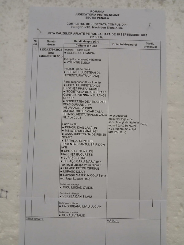 Procesul incendiului de la ATI- Mărturii cutremurătoare în instanță