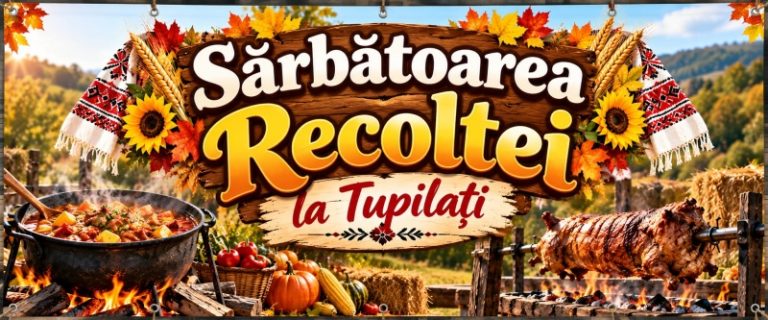 Eveniment tradițional de toamnă cu mâncare și activități la Tupilați.