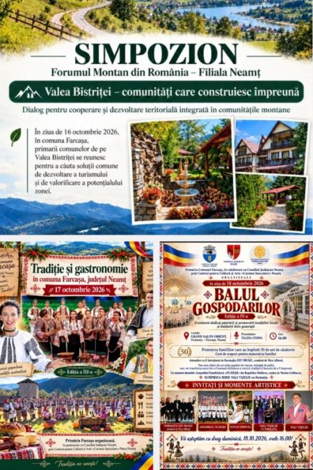Știri de pe Valea Muntelui: Poiana Teiului, Bicaz, Farcașa