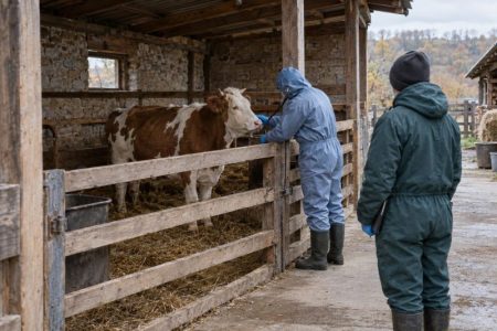 Rabie confirmată la o bovină din Cândești. Restricții pentru animale și supraveghere în cinci fonduri cinegetice