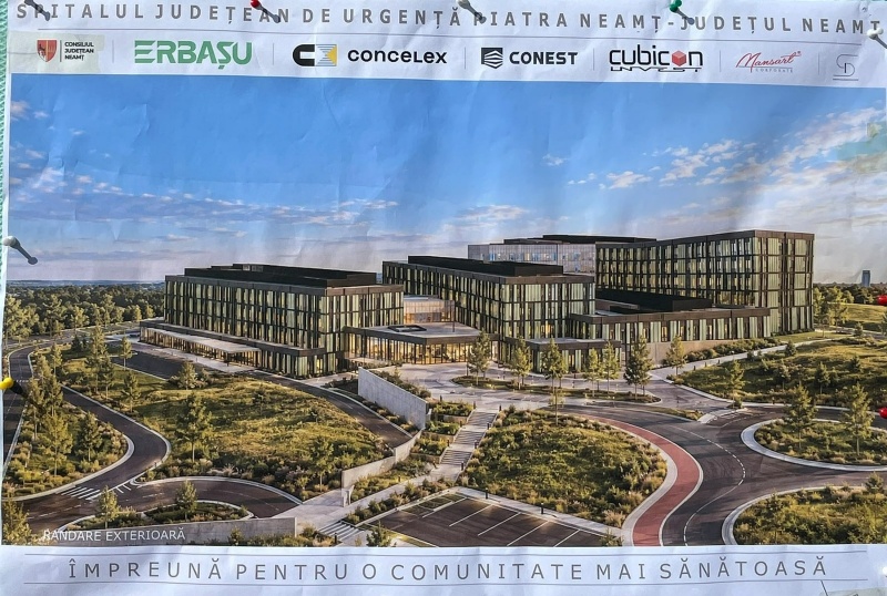VIDEO. Consiliul Județean Neamț: Amplasamentul viitorului spital județean predat constructorului