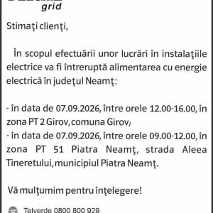Anunturi DELGAZ GRID 5 Anunturi DELGAZ GRID