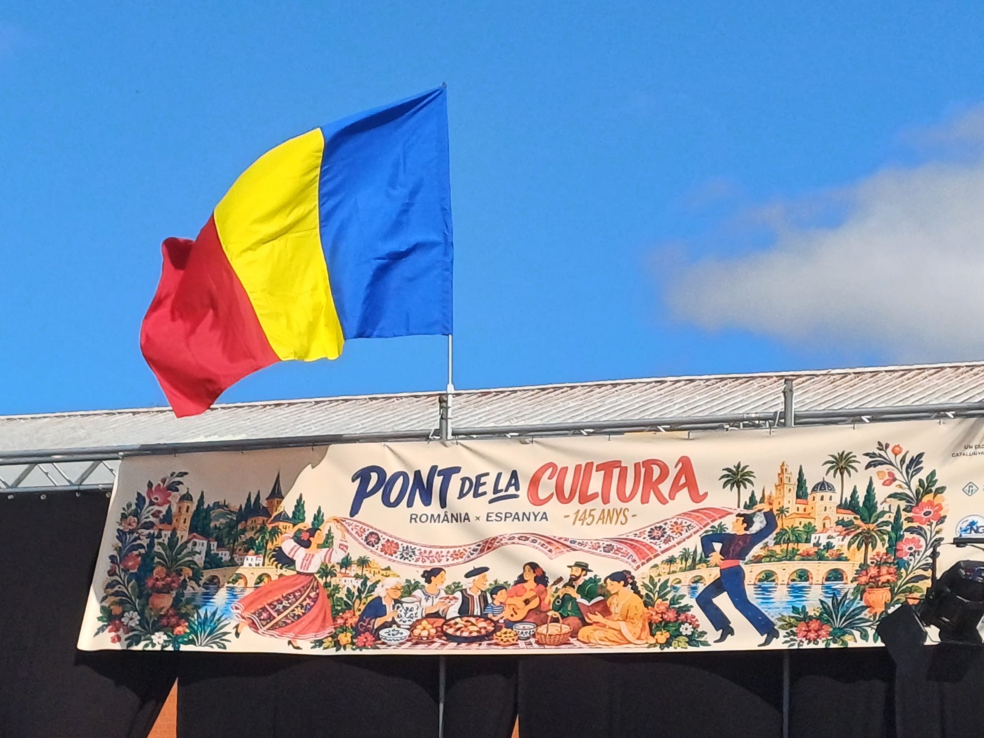 Sărbătoare românească în Vilanova, Spania, pe malul Mediteranei