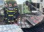 Iași. Incendiu la acoperișul unei pizzerii, din campusul studențesc Tudor Vladimirescu