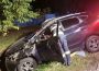 Botoșani. Foto. Doi tineri au ajuns în spital după un accident la Cucorăni